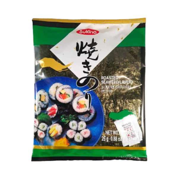 스키나 야끼스시노리 10매 25g Sukina Roasted Seaweed 10p 25g