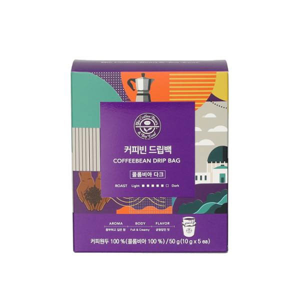 커피빈 드립커피 콜롬비아 5포 Coffee Bean Drip Coffee [Colombia] 10g*5p