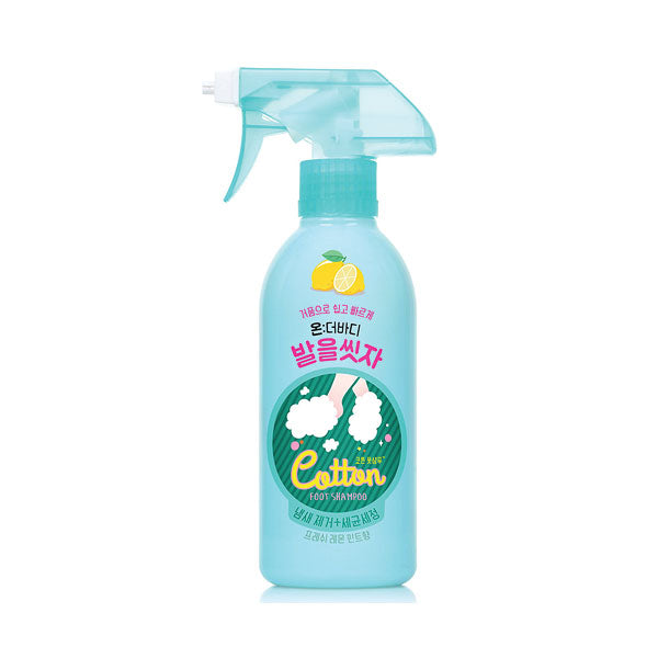 [금토일] LG 코튼풋 풋샴푸 레몬민트향 385ml LG Cottonfoot Cleansing Foot Shampoo Lemon mint Scent 385ml