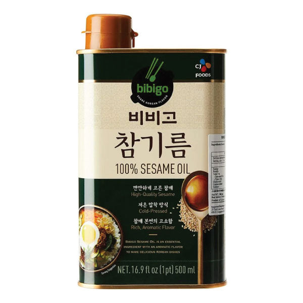 CJ 비비고 참기름 500ml CJ Bibigo Sesame Oil 500m