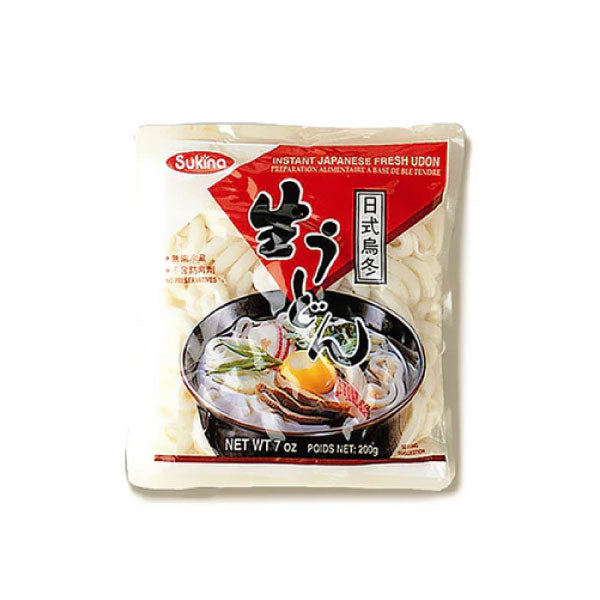 스키나 나마 우동 200g Sukina Noodle Fresh Udon 200g