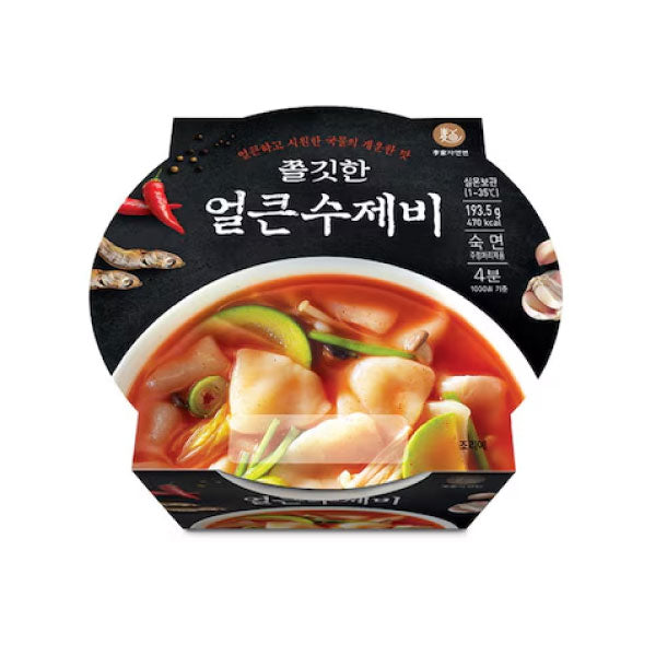 이가자연면 얼큰 수제비 193.5g IGANN Hand Pulled Dough Soup 193.5g