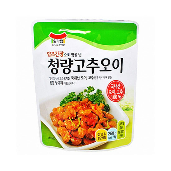 일가집 청량고추 오이지 250g IGJ Chilli Red Pepper&Pickled Cucumber 250g