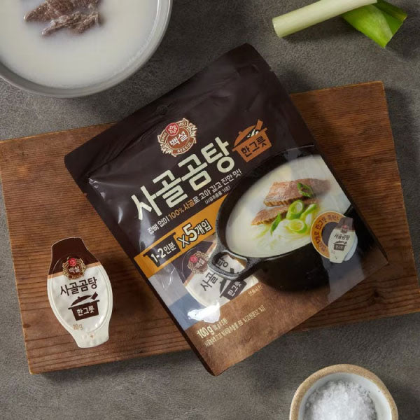 CJ 다담 사골곰탕 한그릇 [캡슐] 100g CJ Dadam Beef Bone Soup Paste 100g