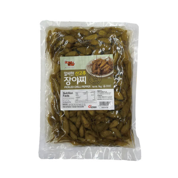 봉셰프 마늘쫑 장아찌 1kg BCF Pickled Garlic Scapes 1kg