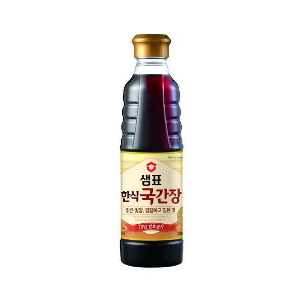 샘표 한식 국간장 500ml SP Naturally Brewed Soy Sauce for Soup 500ml