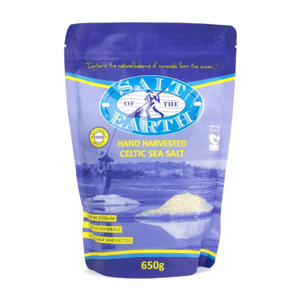 프랑스 셀틱 굵은 소금 650g Salt Earth Coarse Celtic Sea Salt 650g