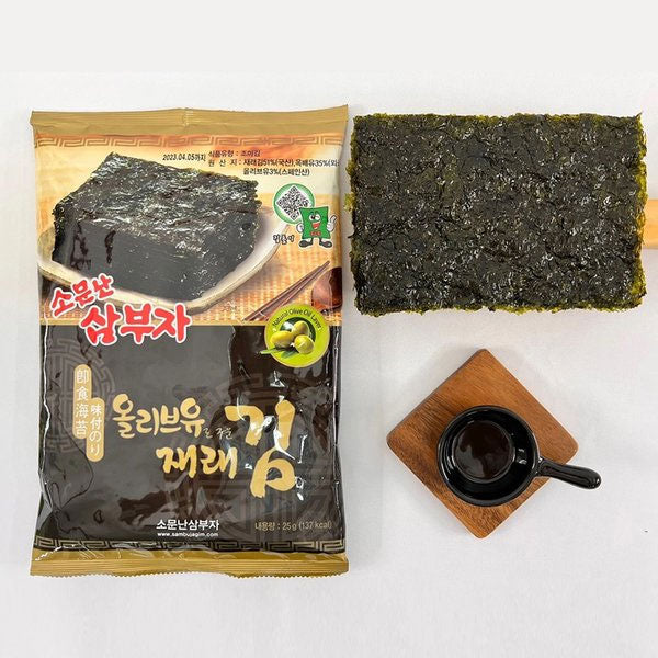 삼부자 올리브 전장 재래김 20g SBJ Olive Roasted Laver 20g