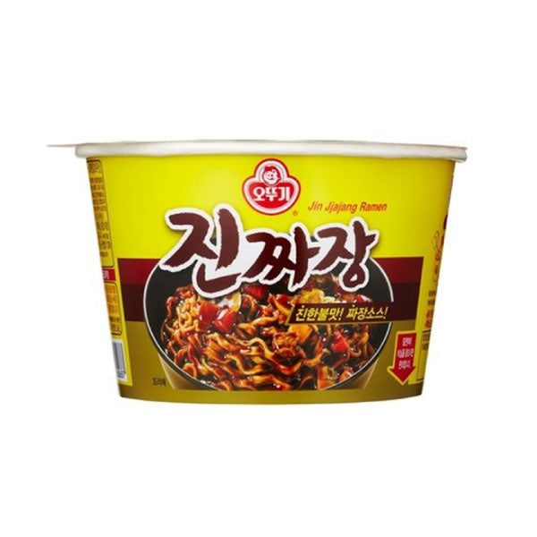 오뚜기 진짜장 [큰컵] 115g OTG Jin Black Bean Sauce Ramen Big Bowl 115g