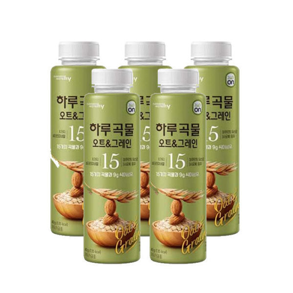 [묶음세일] 한국야쿠르트 잇츠온 하루곡물 오트그레인 40gX5개 HY Oat Grain Powder 40gX5