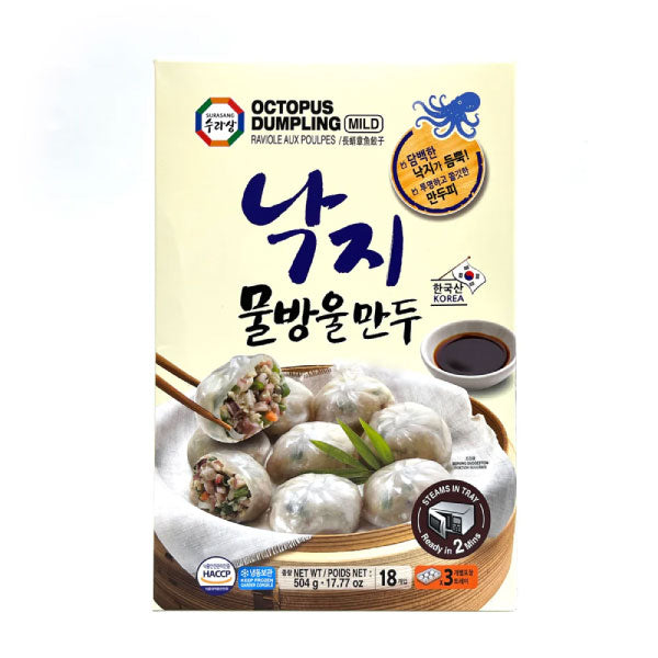 수라상 낙지 물방울만두 168g*3 Surasang Octopus Dumpling 168g*3