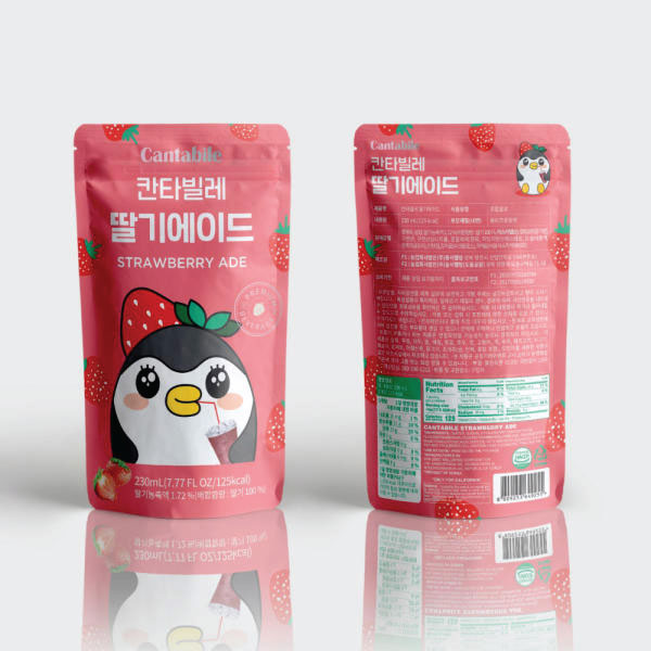 동서 칸타빌레 딸기 에이드 230ml DS Cantablille Strawberry Ade 230ml