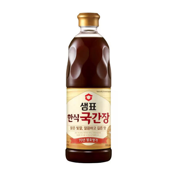 샘표 한식 국간장 860ml SP Naturally Brewed Soy Sauce for Soup 860ml