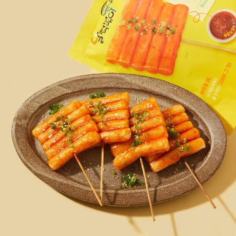 LF FOOD 쫄깃바삭 떡꼬치 330g LF Skewered Topokki 330g