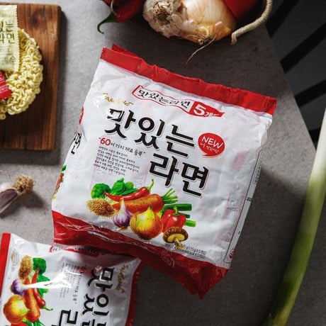 삼양 맛있는 라면 115g*5 SY Assorted Vege Ramen Multi 115g*5