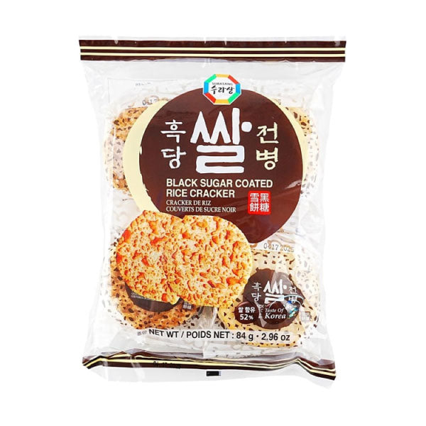 수라상 흑당 쌀전병 84g SRS Black Sugar Rice Cracker 84g