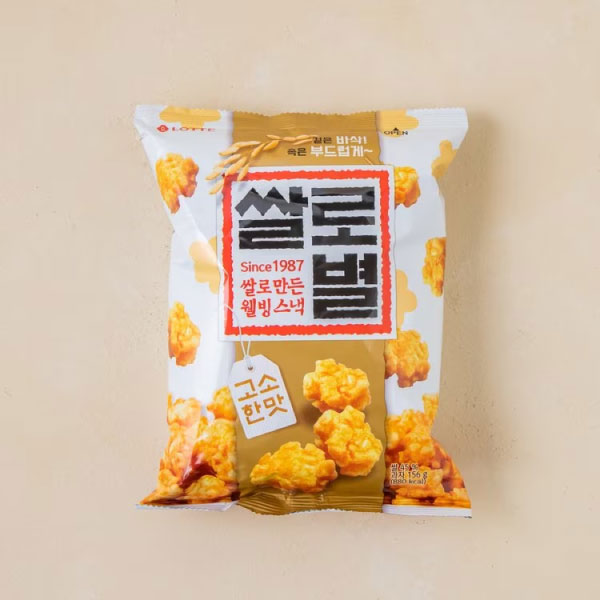 [세일] 롯데 쌀로별 고소한 맛 156g LT Rice Snack 156g