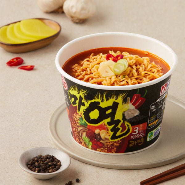 오뚜기 마 열라면 큰컵 105g OTG Spicy Yeol Ramen Bowl 105g