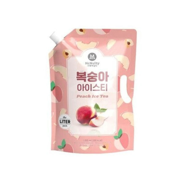 [세일] 맥널티 브니 복숭아 에이드 1L Mcnulty Peach Ade Pouch 1L