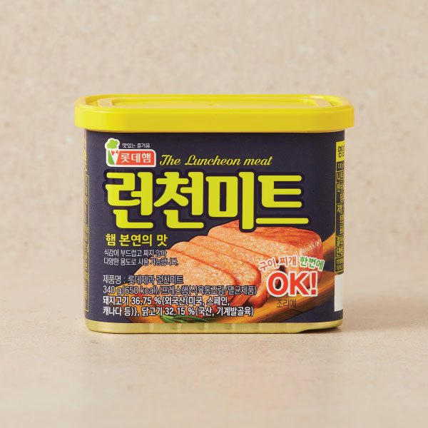 롯데 런천미트 340g LT Lunchon Meat 340g