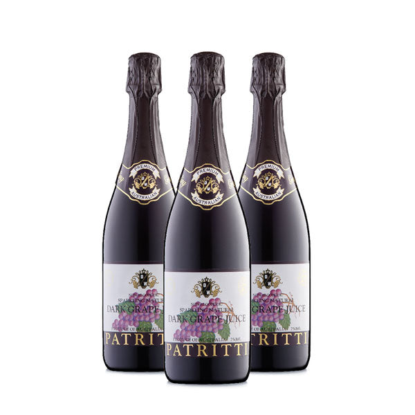 Patritti Sparkling Dark Grape Juice (Alcohol Free) 750ml