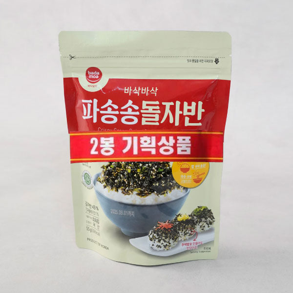 바다모아 파송송 돌자반 50g*2 Badamoa Roasted Seaweed Flakes With Green Onion 50g*2