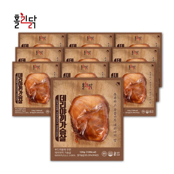 [묶음세일] 홀리닭 닭가슴살 [데리야끼] 110g*10개  HollyDak Chicken Breast [Teriyaki] 110g*10P