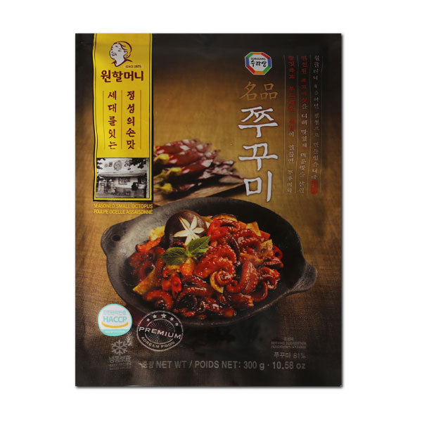 수라상 원할머니 쭈꾸미 볶음 300g SRS Stir_Fried Spicy Small Octopus 300g