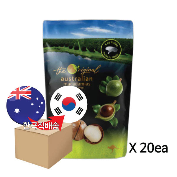 [세일]📦한국배송가능✈️마카다미아스 해피넛 225g [1박스(20봉)+배송비포함] Macadamia Nut Original 225g [1박스(20ea)]