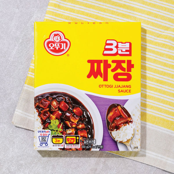 오뚜기 삼분 짜장 200g OTG 3 Min Black Bean Sauce 200g