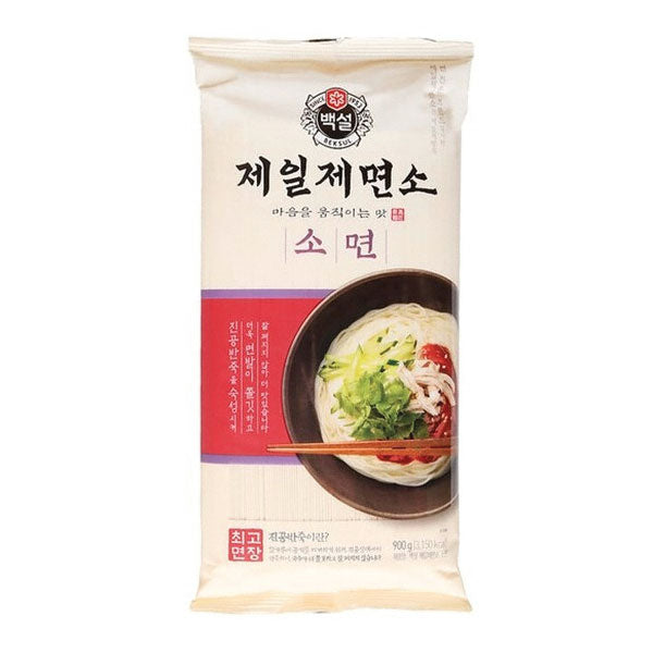 CJ 백설 제일소면 900g CJ Thin Noodles 900g