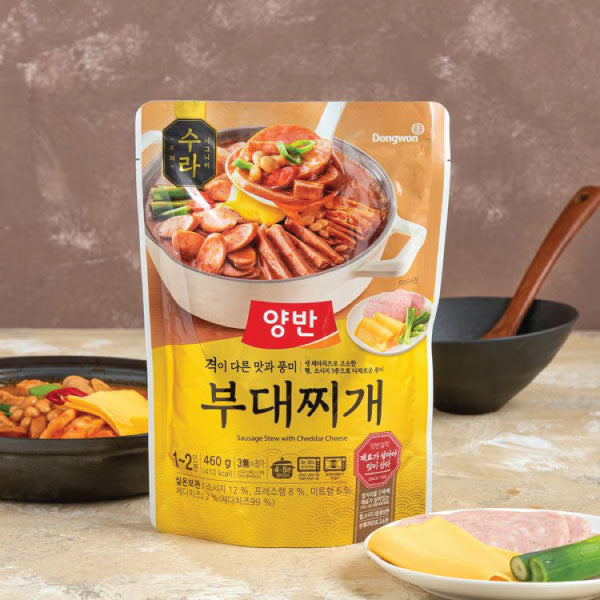 동원 양반 부대찌개 460g DW Kimchi Saugage Soup 460g