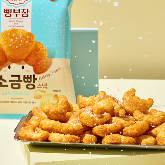 [세일] 농심 빵부장 소금빵 55g NS Salt Bread Snack 55g