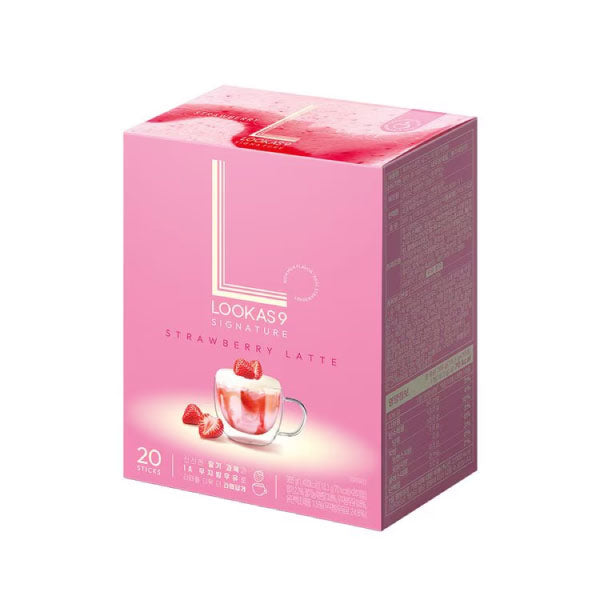 남양 루카스9 딸기라떼 20포 NY Lookas9 Strawberry Latte 18.3g*20tb