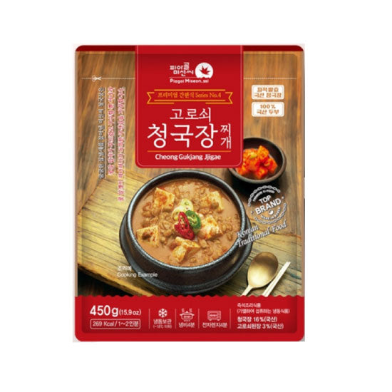 피아골 고로쇠 청국장찌개 450g Piagol Maple Soybean Paste Soup w/Tofu 450g