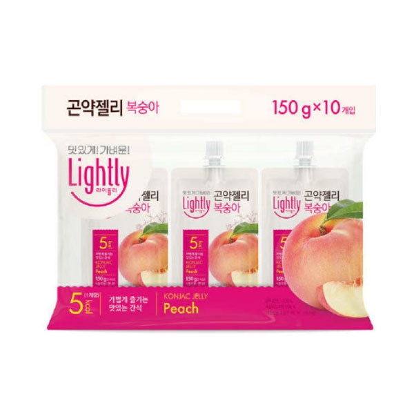 [묶음세일] 청정원 곤약젤리 [복숭아] 150ml*10 CJW Konjac Jelly [Peach] 150ml*10