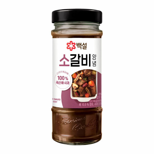 [세일] CJ 백설 소갈비 양념 500g CJ Beef Rib Marinade 500g