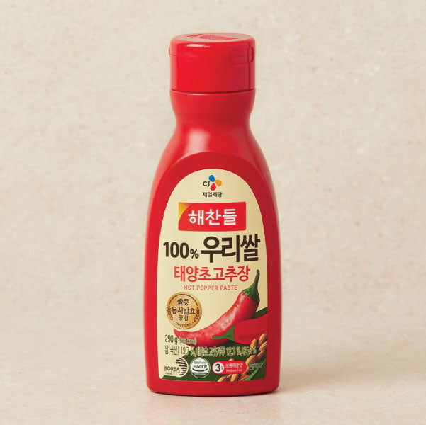 CJ 해찬들  태양초 골드 고추장 (튜브형) 290g CJ Hot Pepper Paste 290g