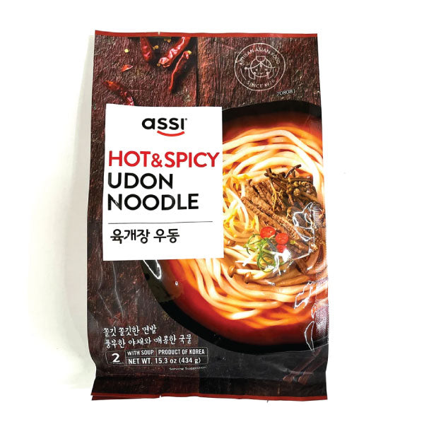 아씨 육개장 우동 434g Assi Hot Spicy Meat Stew Udon 434g