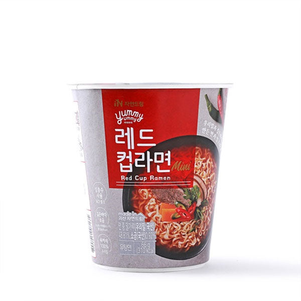 [세일][컵라면] 자연드림 야미야미 레드컵라면 [매운맛] 66g*6 NDM Red Cup Ramen [Spicy] 66g*6