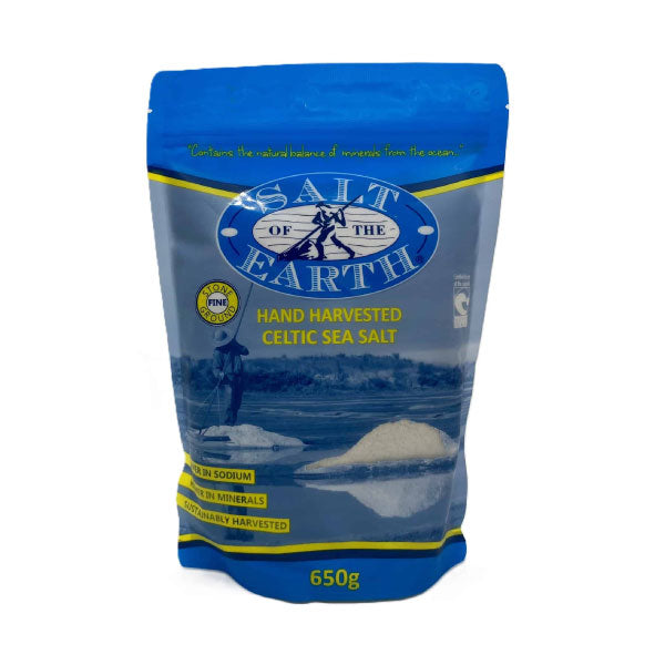 프랑스 셀틱 고운 소금 650g Salt Earth Fine Celtic Sea Salt 650g