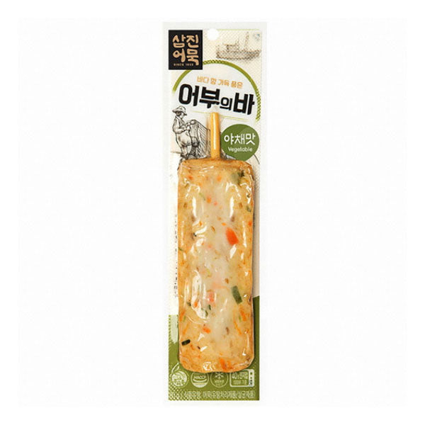 삼진 어부의 바 [야채맛] 80g SJN Fish Cake Bar [Vegetable] 80g