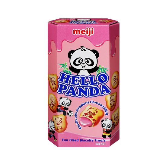 메이지 헬로판다 딸기 50g Hello Panda Strawberry 50g