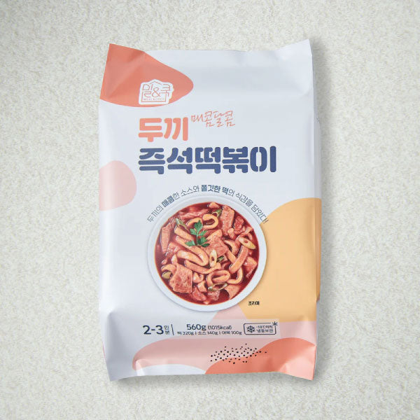 두끼 즉석 떡볶이 560g Dookki Tteokbokki rice cake 560g