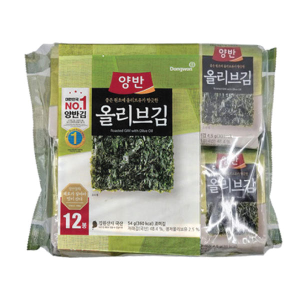 동원 양반 올리브유김 4.5g*12p DW Olive Laver 4.5g*12p