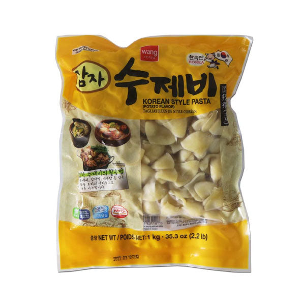 왕 감자 수제비 1kg Wang Potato Hand-torn Noodle Soup 1kg