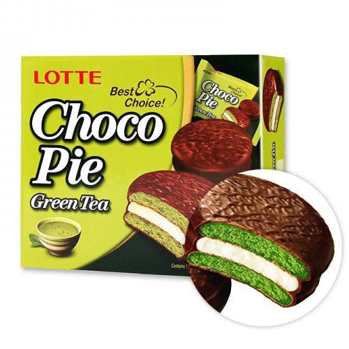 롯데 초코파이 녹차맛 336g LT Chocopie Green Tea 336g