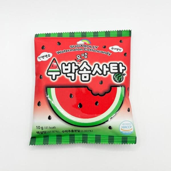 예성 수박 솜사탕 10g YSG Watermelon Candy Floss 10g