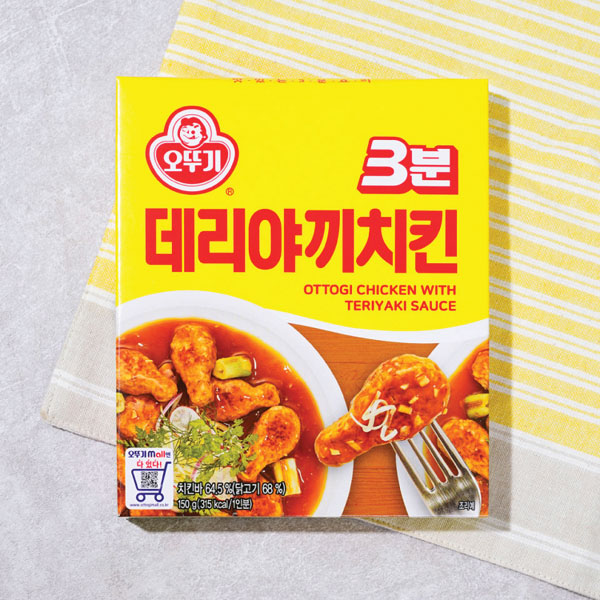 오뚜기 삼분 데리야끼 치킨 150g OTG 3 Min Teriyaki Chicken 150g