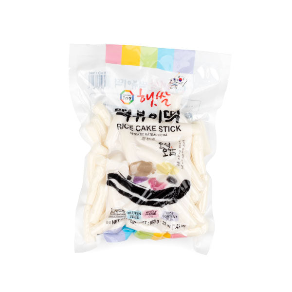 수라상 햇쌀 떡볶이떡 650g SRS Rice Cake (Stick) 650g